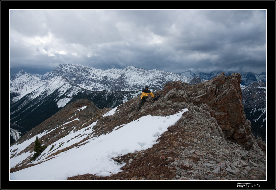 Ve spodn sti hebene Elpoco Peak / On the lower part of the Elpoco Peak range - Banff, AB, photo 191 of 217, 2009, 191-_DSC6162.jpg (284,962 kB)