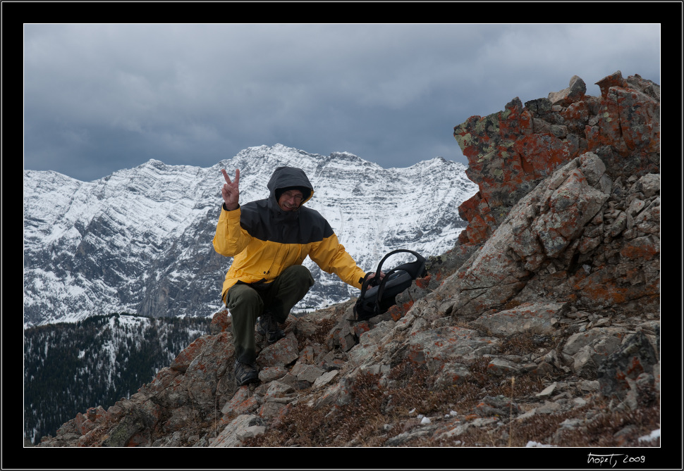 Ve spodn sti hebene Elpoco Peak / On the lower part of the Elpoco Peak range - Banff, AB, photo 193 of 217, 2009, 193-_DSC6164.jpg (301,451 kB)