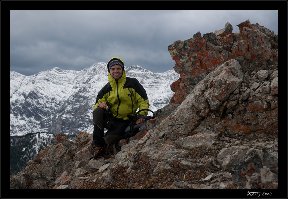 Ve spodn sti hebene Elpoco Peak / On the lower part of the Elpoco Peak range - Banff, AB, photo 194 of 217, 2009, 194-_DSC6167.jpg (310,524 kB)