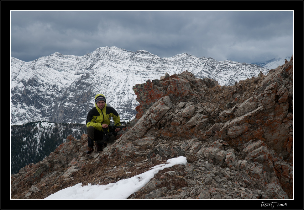 Ve spodn sti hebene Elpoco Peak / On the lower part of the Elpoco Peak range - Banff, AB, photo 195 of 217, 2009, 195-_DSC6169.jpg (327,827 kB)