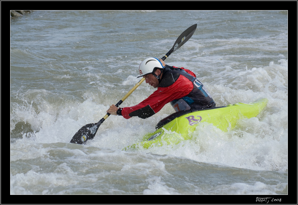 K1M finle / K1M finals - Petr PePe Prause - Freestyle Kayak unovo, photo 138 of 158, 2008, PICT8094.jpg (260,887 kB)