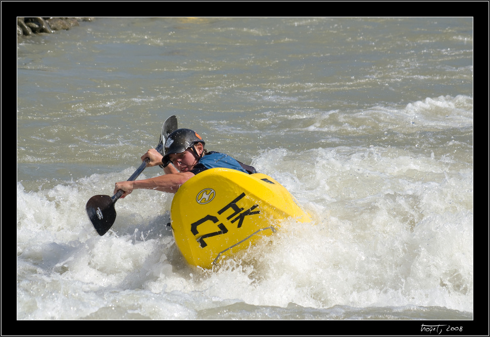 K1M finle / K1M finals - Honza pindler - Freestyle Kayak unovo, photo 141 of 158, 2008, PICT8101.jpg (259,019 kB)
