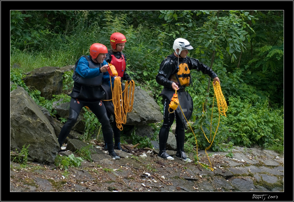The rescue part of the training