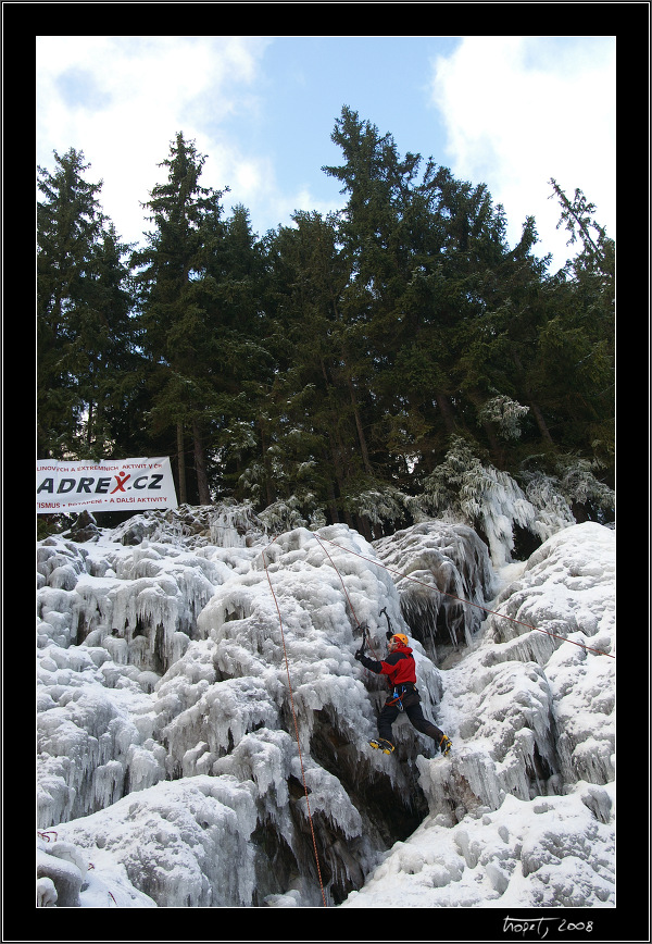 Ledov lezen ve Vru / Ice climbing in Vr, photo 32 of 61, 2008, PICT5674.jpg (288,593 kB)