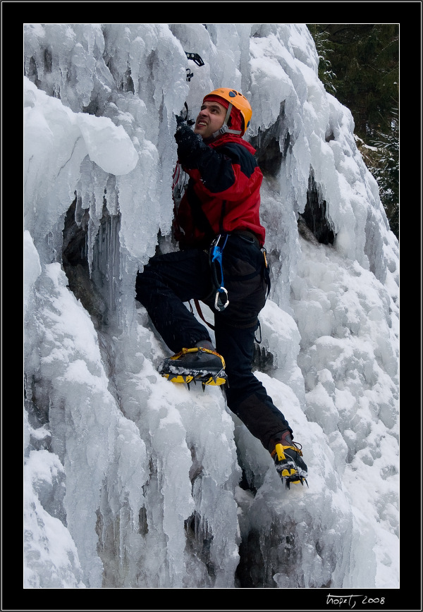 Ledov lezen ve Vru / Ice climbing in Vr, photo 40 of 61, 2008, PICT5694.jpg (227,590 kB)
