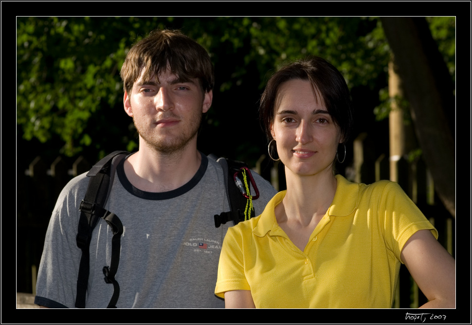 Ian and Aleka at varna - sunset portrait.