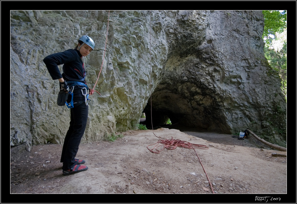 Getting ready for a grade 6 climb (TR alas ;-) )