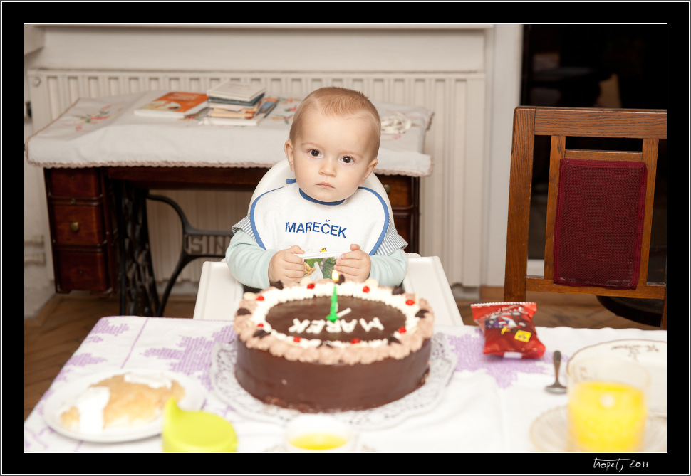 Marek - oslava 1. narozenin, photo 11 of 19, 2011, DSC00597.jpg (197,139 kB)