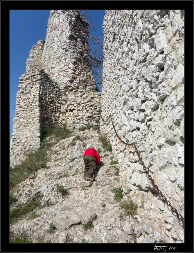 Pálava - Klentnice, Sirotčí hrad, photo 3 of 20, 2014, DSC02075.jpg (340,275 kB)