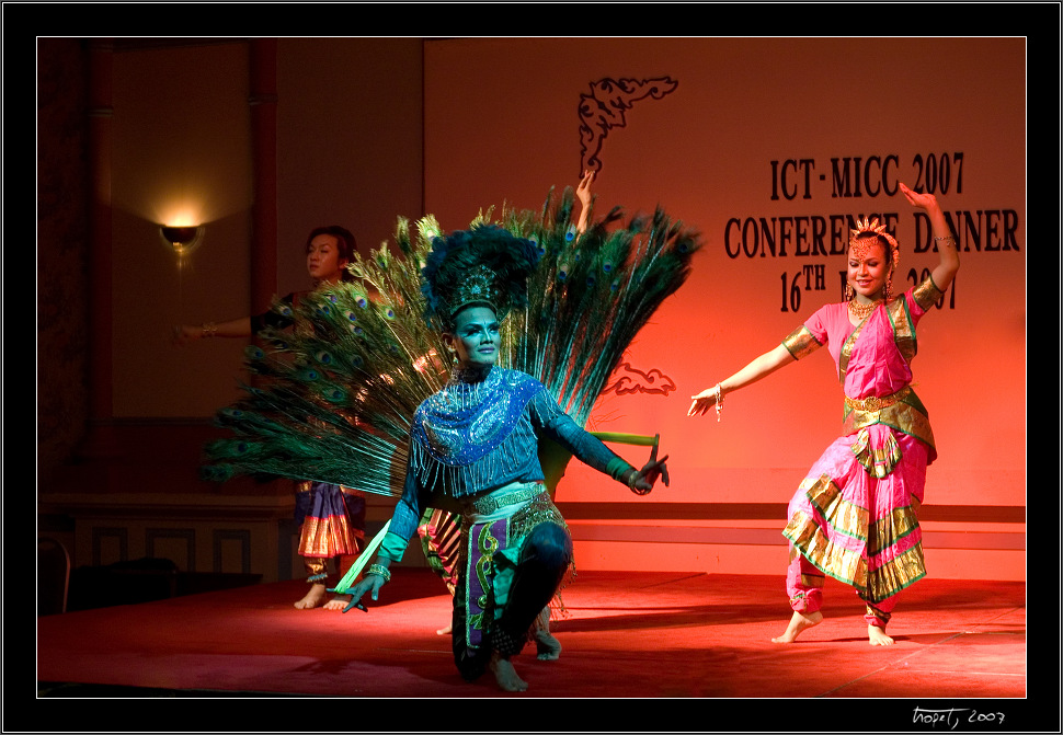 Dancing show at the gala-dinner