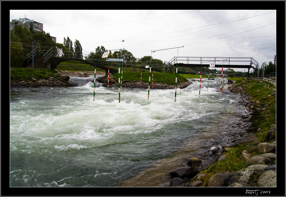 Slalom channel in Liptovsky Mikulas