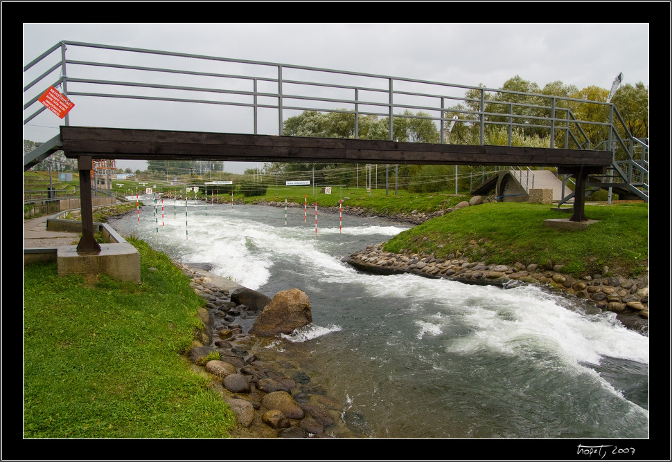 Slalom channel in Liptovsky Mikulas