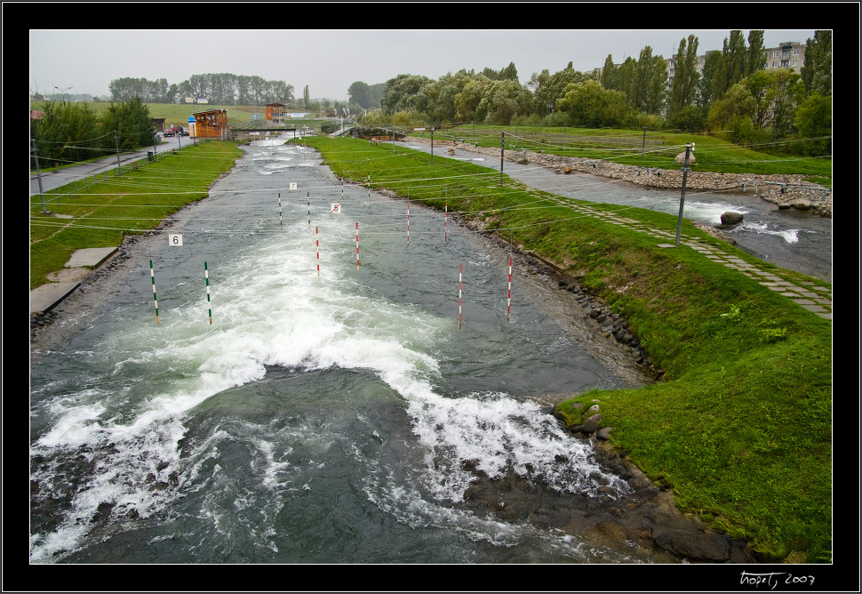 Slalom channel in Liptovsky Mikulas